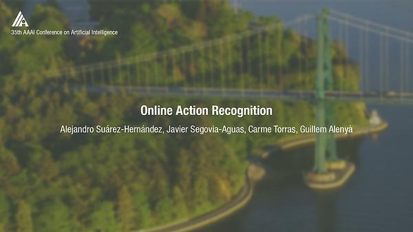 Online Action Recognition