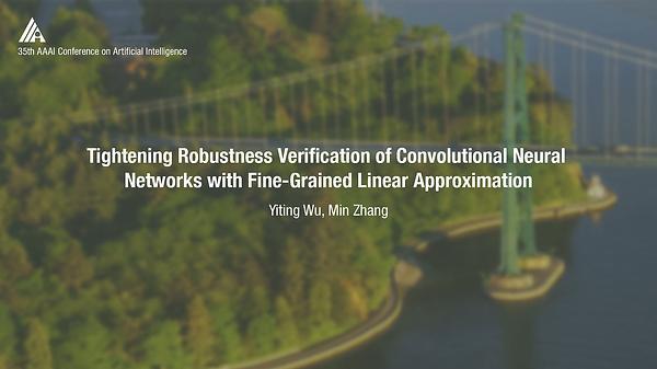 Tightening Robustness Verification of Convolutional Neural Networks with Fine-Grained Linear Approximation