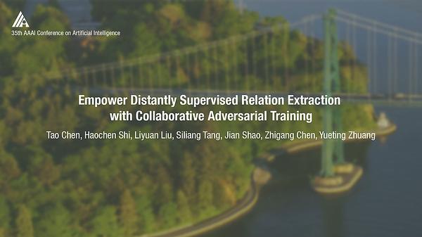 Empower Distantly Supervised Relation Extraction with Collaborative Adversarial Training