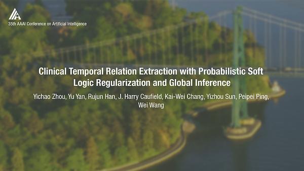 Clinical Temporal Relation Extraction with Probabilistic Soft Logic Regularization and Global Inference