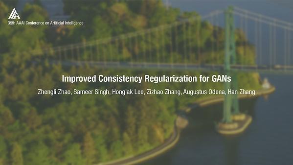 Improved Consistency Regularization for GANs