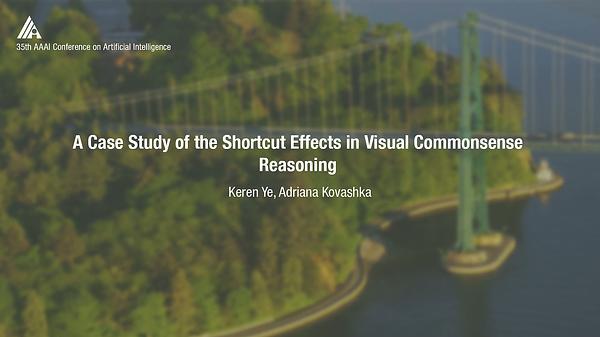 A Case Study of the Shortcut Effects in Visual Commonsense Reasoning