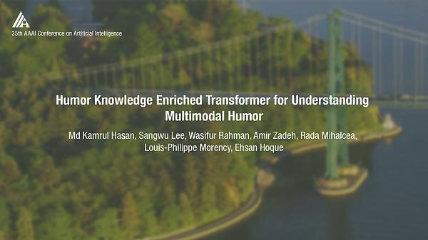 Humor Knowledge Enriched Transformer for Understanding Multimodal Humor