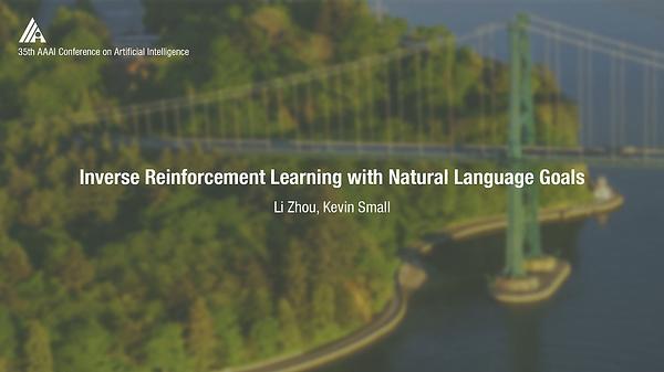 Inverse Reinforcement Learning with Natural Language Goals
