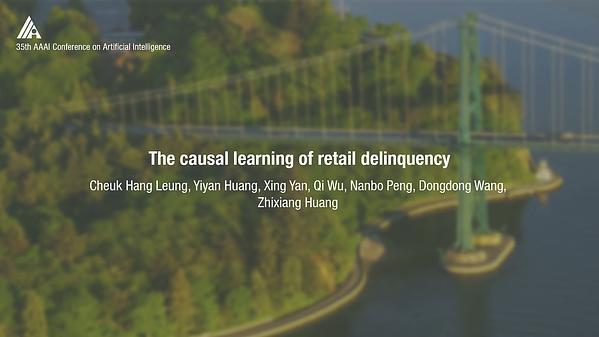 The Causal Learning of Retail Delinquency