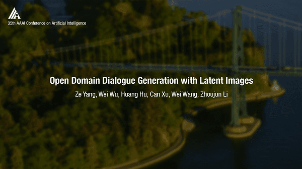 Open Domain Dialogue Generation with Latent Images