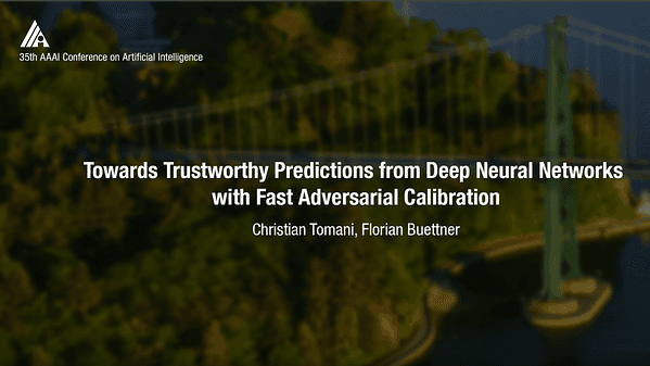 Towards Trustworthy Predictions from Deep Neural Networks with Fast Adversarial Calibration