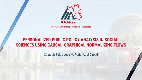 Personalized Public Policy Analysis In Social Sciences Using Causal-Graphical Normalizing Flows