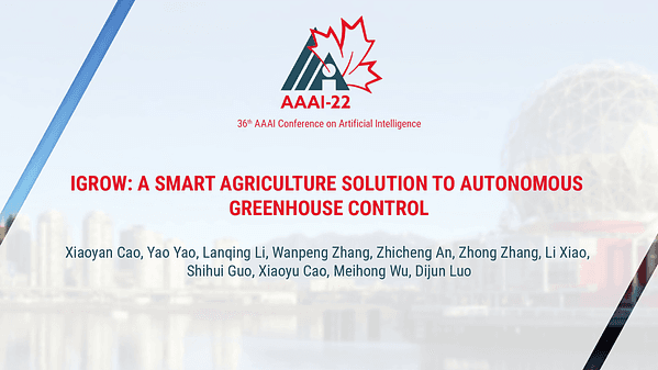 iGrow: A Smart Agriculture Solution to Autonomous Greenhouse Control