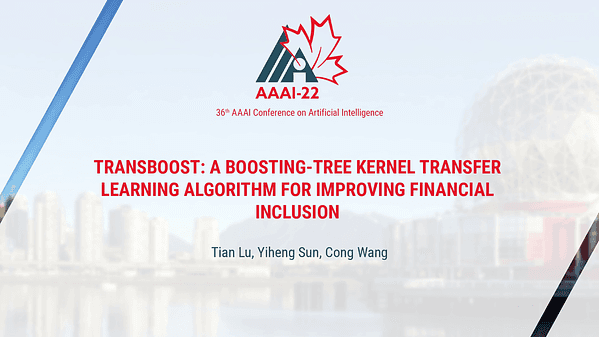 TransBoost: A Boosting-Tree Kernel Transfer Learning Algorithm for Improving Financial Inclusion