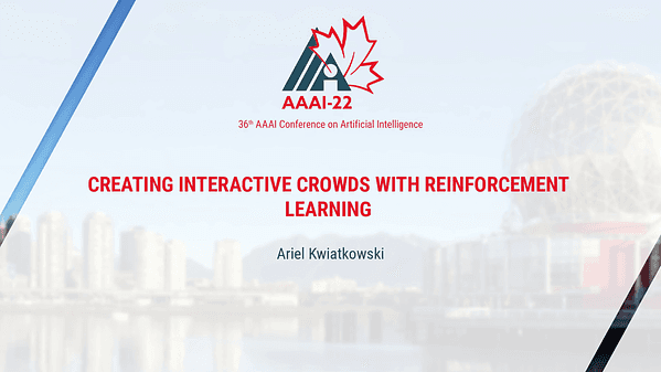 Creating Interactive Crowds with Reinforcement Learning