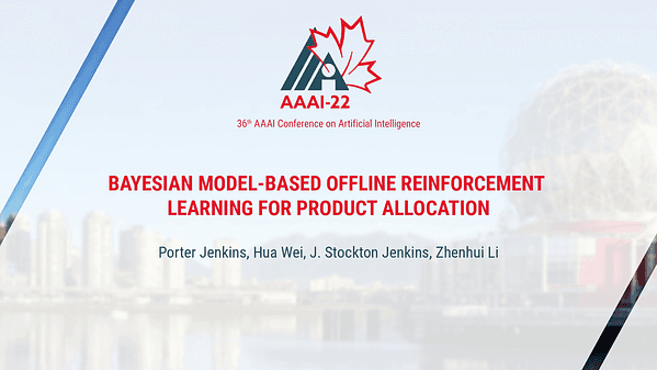 Bayesian Model-Based Offline Reinforcement Learning for Product Allocation