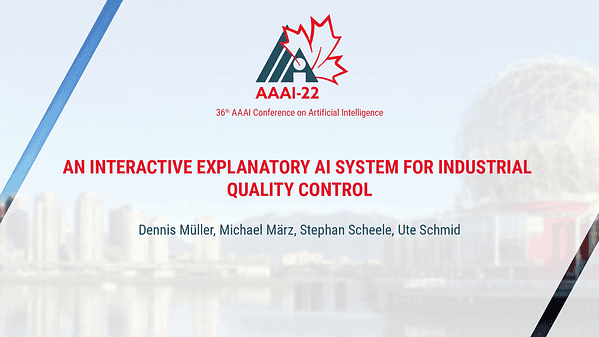 An Interactive Explanatory AI System for Industrial Quality Control