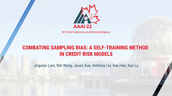 Combating Sampling Bias: A Self-Training Method in Credit Risk Models