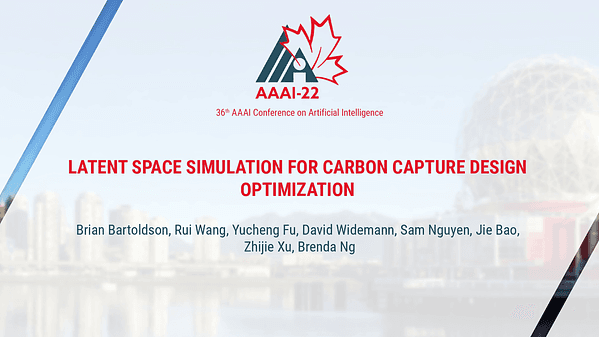 Latent Space Simulation for Carbon Capture Design Optimization