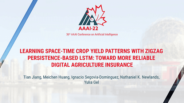 Learning Space-Time Crop Yield Patterns with Zigzag Persistence-Based LSTM: Toward More Reliable Digital Agriculture Insurance