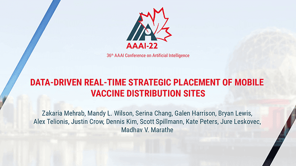 Data-Driven Real-Time Strategic Placement of Mobile Vaccine Distribution Sites