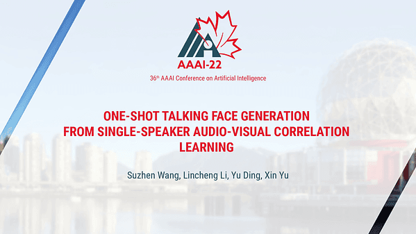One-Shot Talking Face Generation from Single-Speaker Audio-Visual Correlation Learning