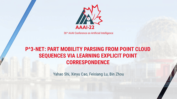 P^3-Net: Part Mobility Parsing from Point Cloud Sequences via Learning Explicit Point Correspondence