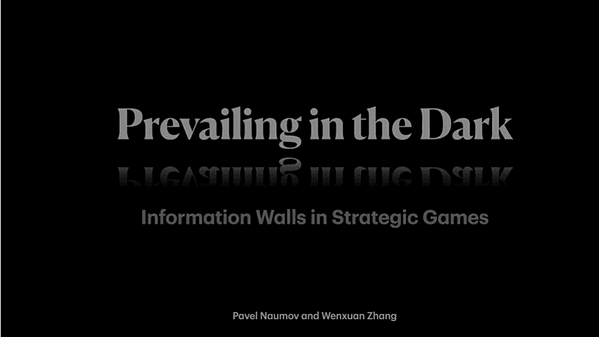 Prevailing in the Dark: Information Walls in Strategic Games