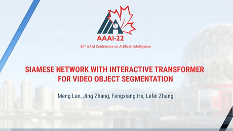 Siamese Network with Interactive Transformer for Video Object Segmentation