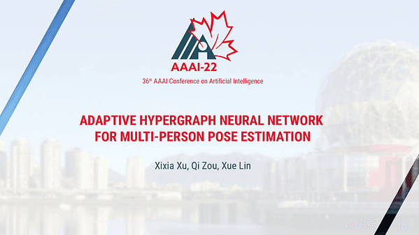 Adaptive Hypergraph Neural Network for Multi-Person Pose Estimation