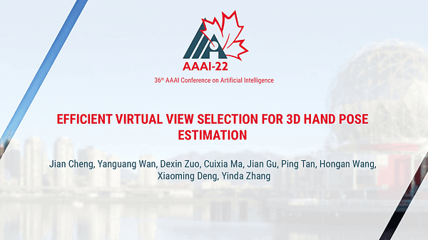 Efficient Virtual View Selection for 3D Hand Pose Estimation