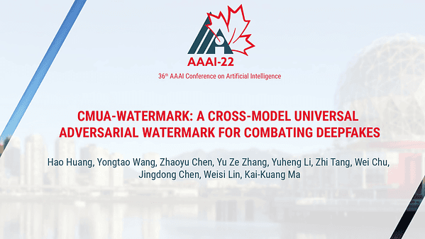 CMUA-Watermark: A Cross-Model Universal Adversarial Watermark for Combating Deepfakes