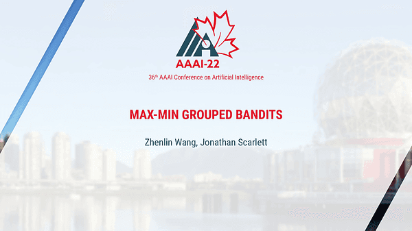 Max-Min Grouped Bandits