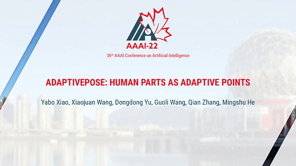 AdaptivePose: Human Parts as Adaptive Points