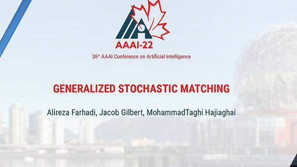 Generalized Stochastic Matching