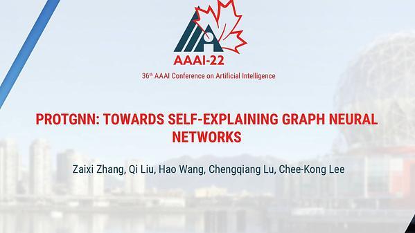 ProtGNN: Towards Self-Explaining Graph Neural Networks