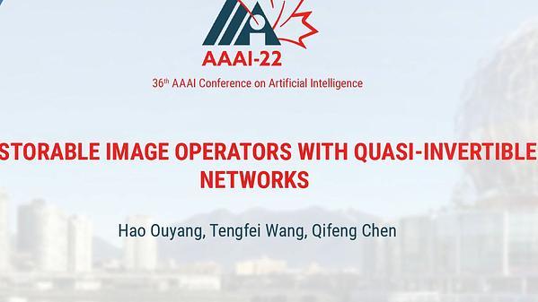 Restorable Image Operators with Quasi-Invertible Networks