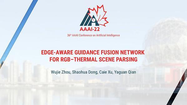 Edge-Aware Guidance Fusion Network for RGB–Thermal Scene Parsing