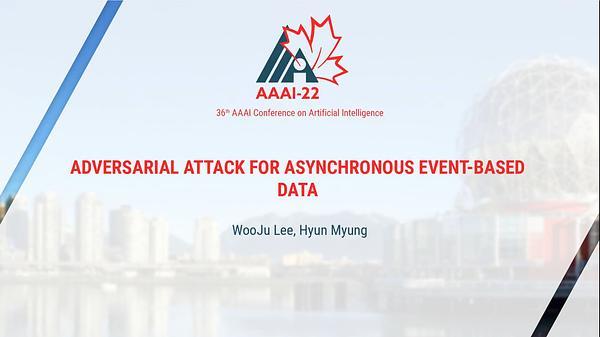 Adversarial Attack for Asynchronous Event-Based Data