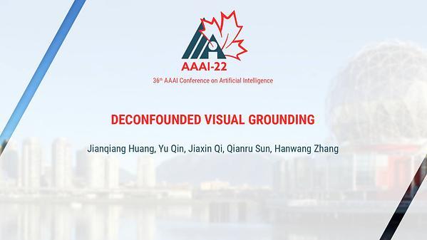 Deconfounded Visual Grounding