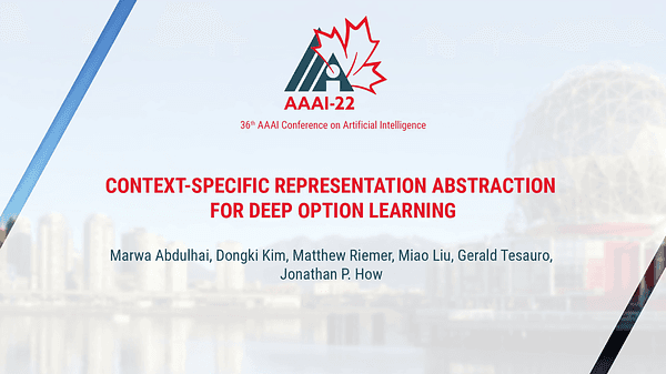 Context-Specific Representation Abstraction for Deep Option Learning