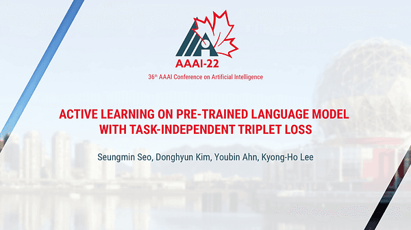 Active Learning on Pre-Trained Language Model with Task-Independent Triplet Loss