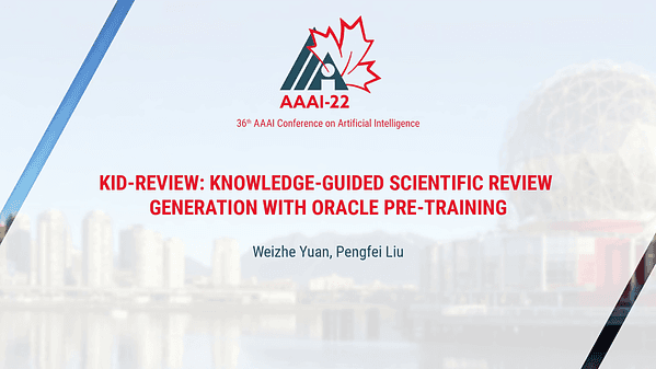 KID-Review: Knowledge-Guided Scientific Review Generation with Oracle Pre-Training