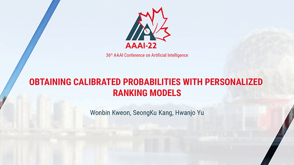 Obtaining Calibrated Probabilities with Personalized Ranking Models