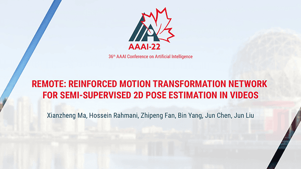 REMOTE: Reinforced Motion Transformation Network for Semi-Supervised 2D Pose Estimation in Videos