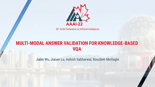 Multi-Modal Answer Validation for Knowledge-Based VQA