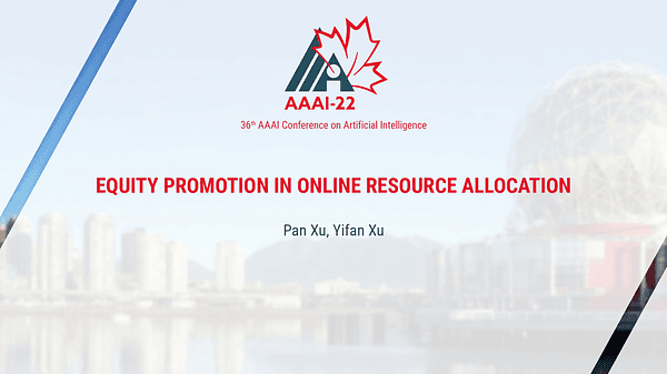 Equity Promotion in Online Resource Allocation
