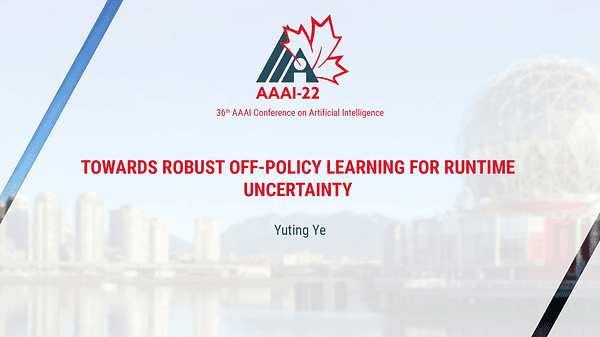 Towards Robust Off-Policy Learning for Runtime Uncertainty