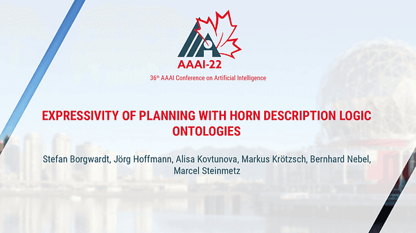 Expressivity of Planning with Horn Description Logic Ontologies