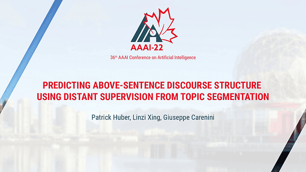 Predicting Above-Sentence Discourse Structure using Distant Supervision from Topic Segmentation