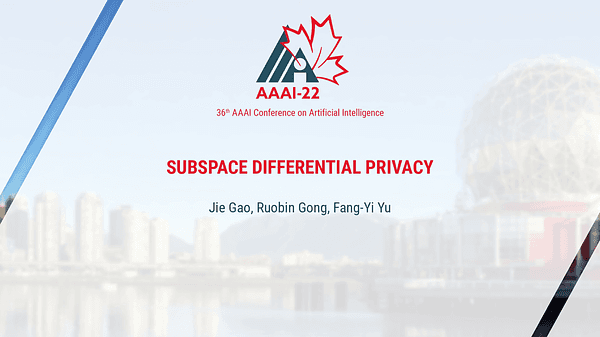 Subspace Differential Privacy