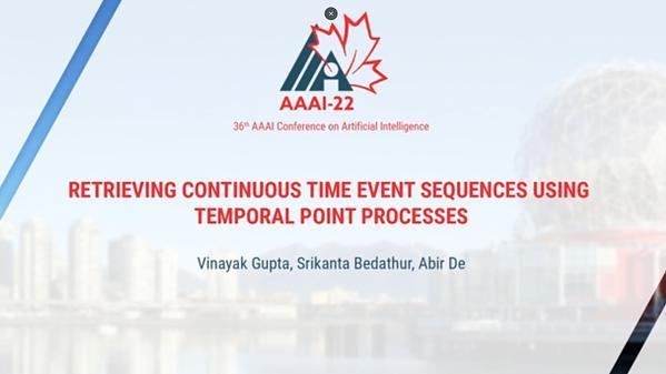 Learning Temporal Point Processes for Efficient Retrieval of Continuous Time Event Sequences