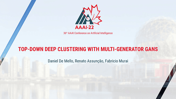 Top-Down Deep Clustering with Multi-Generator GANs