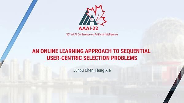 An Online Learning Approach to Sequential User-Centric Selection Problems